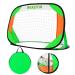 WEKEFON Soccer Goal Pop Up Portable Kids Soccer Net for Backyard and Training - Pop-Up Folding Indoor + Outdoor Goals - Easy Assembly and Compact Storage, 1Pack 3'3"x 2'3" Green