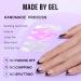 Buy Bartbox French Press Almond Fake Nails - 30 Piece Short Artificial Nails Set with Glue for Women | Perfect Quality Press-On Nails - Buy Online on GoSupps.com