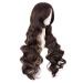 MapofBeauty 32 inch Long Curly Brown & Gold Anime Cosplay Wig with Side Bangs - Perfect for Costume & Dress Up - Buy Online on GoSupps.com