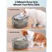 WOPET Cat Water Fountain 67oz/2L Automatic Dispenser, Silent Pet Drinking Fountain with 1 Replacement Filter - Gray - Buy Online on GoSupps.com