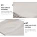 Gogogmee Hair Dryer Storage Bag Hair Dryer Clothes Bag Travel Pouch Travelling Bag Holder Fabric Light Grey - Buy Online on GoSupps.com