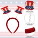 Patriotic Head Bopper Headband Set - 12 PCS 4th of July & Memorial Day Accessories - Buy Online on GoSupps.com