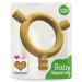 Baby nom bite ring baby cooling - BPA -free bite ring baby cooling dental aid baby gripping -free baby biting toys baby gripping toys baby to baby teeth tea toy baby cotton stuff baby mustard