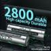 SUKAI AA Rechargeable Batteries 2800mAh High Capacity 1.2V Ni-MH Low Self Discharge Pre-Charged Reusable Batteries 24 Packs - Buy Online on GoSupps.com