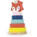 Janod Baby Forest Wood Stacking Fox | Early Childhood Learning Toys | Fine Motor Skill Development | Ages 1+ - J08014 Fuchsbabywald - Buy Online on GoSupps.com