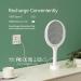 Rotating Head Rechargeable Electric Fly Swatter Bug Zapper Racket - Indoor Spider, Gnat, and Wasp Killer - 1 Pack - Buy Online on GoSupps.com