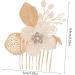 FRCOLOR Gold Leaf Side Comb Side Comb Headpiece Bridal Hair Accessory Hair Comb for Bride Hair Side Comb Hair Accessories for Bride Hairpin Comb Clips for Hair Women Hair Pin - Buy Online on GoSupps.com