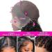 22inch Straight 13x6 Lace Front Wig Human Hair 180% Density Pre Plucked Transparent Lace Frontal Wig for Black Women - Brazilian Virgin Hair, Bleached Knots - Buy Online on GoSupps.com