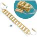 Deston Wood Back Massager Roller Rope - Manual Massage Strap for Pain Relief in Back, Neck, Shoulders, Legs, Waist - Wooden Therapy for Lymphatic Drainage, Anti Cellulite, Muscle Recovery - Buy Online on GoSupps.com