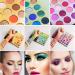 MYUANGO 72-Color Eyeshadow Palette - Highly Pigmented Matte, Shimmer, Metallic Shades - Long Lasting, Blendable Natural Colors - All-in-One Gift Kit - L-COLOR SHADES - Buy Online on GoSupps.com
