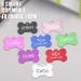Nibana Personalized Pet ID Tags - Engraved Aluminum Name Tags for Dogs & Cats - Double Sided Pet Collar Accessories - Set of 8 (Bone) - Buy Online on GoSupps.com