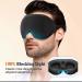 Sleep Eye Mask - 100% Blackout 3D Contoured Cup for Men & Women | Soft Comfort Blindfold for Travel Yoga & Naps - Buy Online on GoSupps.com