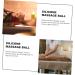 Goohochy Yoga Massage Ball - Double Lacrosse Hand & Foot Roller - Earth Colors - Fascia Release & Relaxation (12x6.3cm) - Buy Online on GoSupps.com