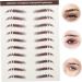 FOMIYES 18 Pcs Eyebrow Stickers Decal Stickers Brown Eyebrow Sticker Eyebrow Tool Woman Transfer Stickers - Buy Online on GoSupps.com