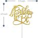 Tenhaisi Gold Glitter Bride to Be Cake Topper Bridal Shower/Wedding/Engagement Party Decorations Bridal Sign Wedding Party Supplies - Buy Online on GoSupps.com
