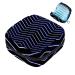 Menstrual Pad Bag with Zipper Ladies Napkin Bag Tampons Collection Pouch for Women and Girls (Navy Blue)