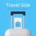Travel Size Face Mask - 3 Ply Blue Disposable Face Masks for Adults - TSA Approved for Air Travel - 25 Count (5 Packs of 5) - Breathable & Comfortable - Buy Online on GoSupps.com