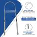 Buy Tongue Scraper for Adults (2 Pack) - Stainless Steel Travel Cases Eliminate Bad Breath | Effective Oral Hygiene Tool - Buy Online on GoSupps.com