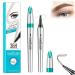 Blapee Eyebrow Pencil Atikisoi Eyebrow Pencil Eyebrow Microblading Pen 3D Waterproof Microblading Eyebrow Pen with 4 Tip Brow Pencil Long-Lasting Fills Brow Makeup (Light Coffee)