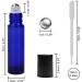 Belle Vous Cobalt Blue Roll-On Glass Bottles (10ml) - 24 Pack Essential Oil Set with Stainless Steel Roller Balls for Aromatherapy & DIY Rollers - Perfect for International Shipping - Buy Online on GoSupps.com