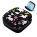 Storage bags for women's bandages cute unicorn cupcake star black background portable menstrual insert panty liners tampons women's bandages storage holder for women school multicolored 07