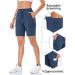 Nomolen Women's Hiking Cargo Shorts - Quick Dry Lightweight Athletic Golf Casual Summer Shorts - UPF 50+ Navy Blue XL - Buy Online on GoSupps.com