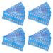 50 pieces tooth coloring card tooth coloring tennis veneer White stripes teeth artificial teeth devices color wrenches for the tooth whitening tooth whitening set paper oral chemicals
