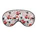 Cartoon Construction Vehicles Sleep Mask Red Cars Sleeping Mask for Women Soft Light-Blocking Sleepmask Blindfold with Adjustable Strap Eye Cover Eyeshade Sleep Masks for Women Color-3