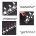 Chess Nail Display Stand - 4 Sets Acrylic Magnetic Holder for False Nails | Fingernail DIY Practice Stand - Buy Online on GoSupps.com
