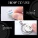 Fumete 24-Piece Sublimation Rhinestone Bezel Set with Chains and Discs - DIY Pendant Charms in White - Buy Online on GoSupps.com