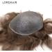 Lordhair Toupee for Men with 100% Human Hair 0.08mm Natural Skin Hair Pieces Replacement for Men Base Size 8x10 inch Mens Toupee V-looped Hair System (Light Brown 7#(ASH)) - Buy Online on GoSupps.com