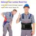 Lumbar Back Support Belt for Lower Back Pain Relief - Waist Trainer for Men and Women - Sciatica & Herniated Disc Support - Black Plus Size Belt 5XL (55-65 Inch) - Buy Online on GoSupps.com