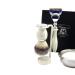 4 Pc Men's Shaving Kit - 5 Edge Razor Synthetic Badger Hair Brush Stand & Stainless Steel Bowl - Perfect Grooming Essentials - Buy Online on GoSupps.com