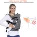 Longdafei Ergonomic Baby Carrier | Breathable Air Mesh & Adjustable Buckles for Newborns & Toddlers - International Shipping Available - Buy Online on GoSupps.com