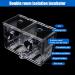 WEAVERBIRD Fish Breeder Box Clear Acrylic Aquarium Isolation Hatchery Feeding Boxes Perfect Isolator for Aggressive Fish Injured Fish Small Fish Shrimp Clownfish with 2pcs Sucker and Hook XL(Double Box) - Buy Online on GoSupps.com
