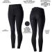 HORZE Daniela Silicone Grip Full Seat Breeches | High Waist Equestrian Riding Pants Black 34 - Buy Online on GoSupps.com