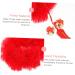 FOMIYES 2 Pairs New Year Headdress Ribbon Bands Wedding Xmas Hair Bobbles Ponytail Ties Bows Rubber Yoga Twist Hair Clip Holder Spring Festival Headdress Hairpin Polyester Tassel Child - Buy Online on GoSupps.com