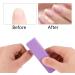 10pcs Nail Buffer Block Set - Professional 120 Grit Sanding Blocks for Gel, Natural, Acrylic Nails - Salon-Quality Manicure Care Kit (Purple) - Buy Online on GoSupps.com