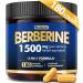 Berberine Supplement, High Strength Berberine 1500MG, 180 Caps - Plus Citrus Bergamot, Berberine HCI Root Supplements - Metabolic, AMPK Support Healthy Weight Management - Vegan, Organic, Non-GMO Berberine 1500mg 180 Count