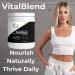 VitalBlend Greens | Organic Superfood Powder for Energy & Wellness | Detox with B-Vitamins | 50 Servings of Whole Food Nutrition - Buy Online on GoSupps.com