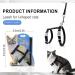 Adjustable Cat Leash & Dishes Set | Safe Harness for Kittens Puppies & Rabbits - 120cm Nylon Breakout Vest - Buy Online on GoSupps.com
