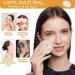 Amabro 6-Piece 8 cm Natural Luffa Sponge Set - Exfoliating Face Scrub Pads & Shower Sponges - Buy Online on GoSupps.com