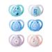 Tommee Tippee Moda Pacifiers - BPA-Free Silicone Binkies for 0-6m - 2-Count - Buy Online on GoSupps.com