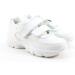 Apex Men's Double Strap Active Walkers Shoes | White Leather | Size 11.5 | Arthritis, Diabetic, Plantar Fasciitis Relief - Buy Online on GoSupps.com