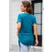 Sosolism 4 in 1 Maternity Nursing Dress XL Green | Short Sleeve Side Drawstring Top - Buy Online on GoSupps.com