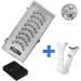 Wpsagek Magnetic False Eyelashes - 2 Pair 3D Eyelashes with Applicator | False Lashes Kit Natural Look Reusable Lashes with Applicator 3D Artificial Eyelashes for Women - Buy Online on GoSupps.com