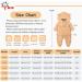 Baby Winter Snowsuit Romper with Hood | Thick & Warm Outerwear Set for Boys & Girls | Brown | 3-6 Months - Buy Online on GoSupps.com