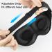 100% Blackout 3D Contoured Cup Sleep Mask for Women Men - Adjustable Strap, Washable - Ideal for Travel, Side Sleeper, Meditation - Gxus-sm1 - Buy Online on GoSupps.com