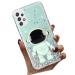 Tivenfezk Nadoli for Samsung Galaxy A32 5G astronaut Hidden Stand Cap Careature Glitzer Standers Soft Silicone Bling Review Samsung Galaxy A32 5G Green