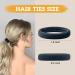 100 Multicolor Seamless Elastic Hair Ties - 4cm Hair Bobbles for Women - Buy Online on GoSupps.com